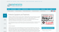 Desktop Screenshot of enthesitis.org